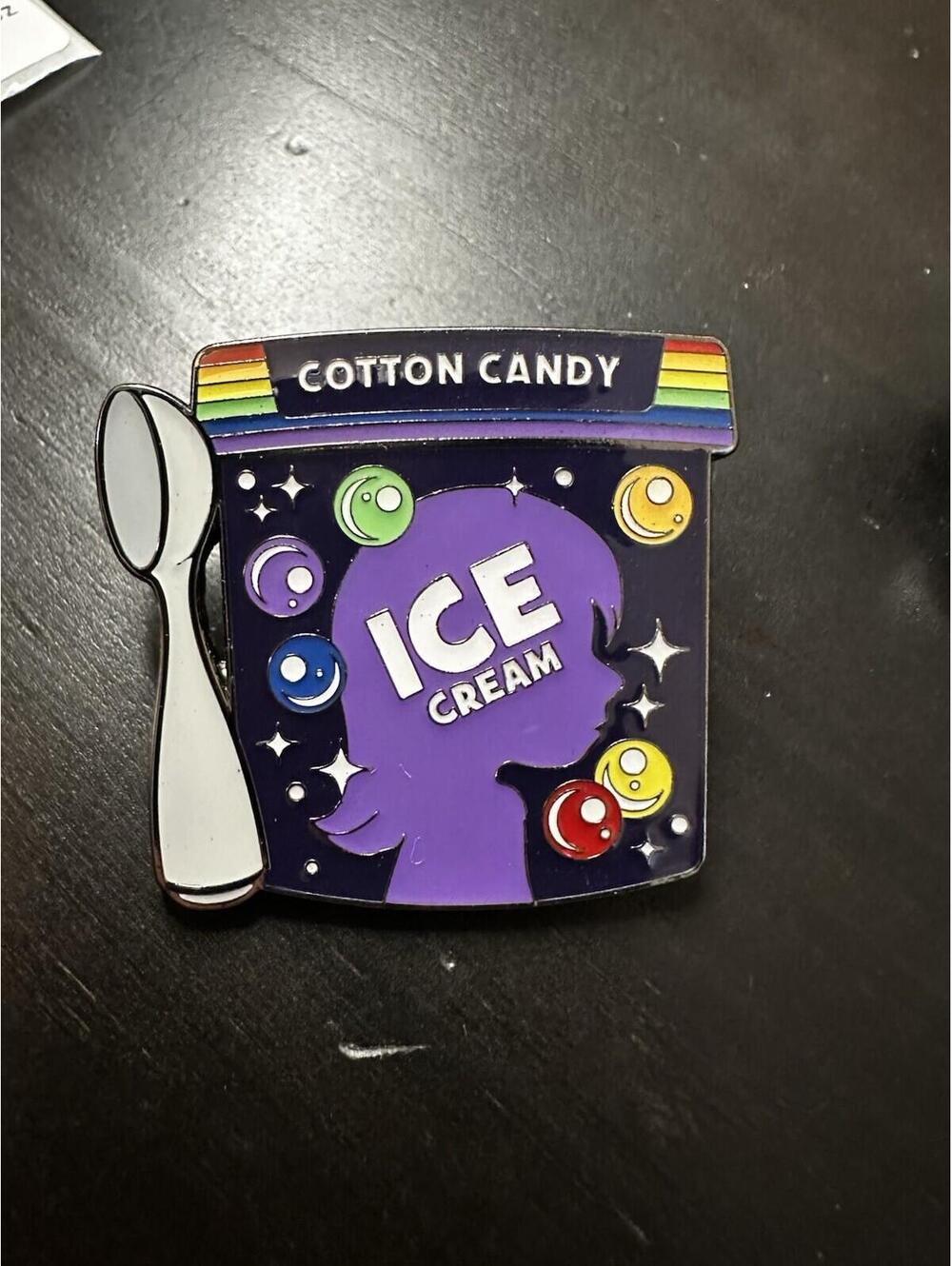 Inside Out Cotton Candy - Loungefly Disney Pixar Ice Cream Blind Box Enamel Pin
